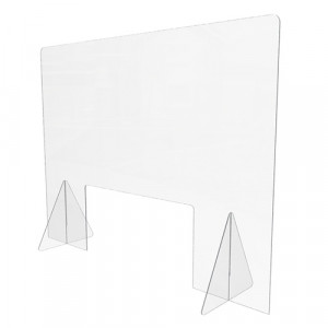 36"h x 47-1/2"w | Standing Germ Guard