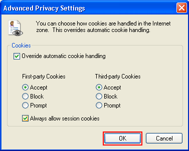 Enable Cookies